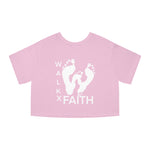 WalkXFaith Champion Collab Women's Heritage Cropped T-Shirt