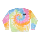 Tie-Dye Sweatshirt — Walk By Faith Footprint Crewneck