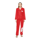 Women's Satin Pajamas (AOP)