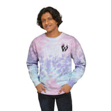 Tie-Dye Sweatshirt — Walk By Faith Footprint Crewneck
