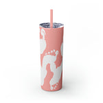 Skinny Tumbler with Straw, 20oz