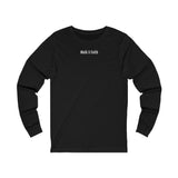 Unisex Plain Jane Walk X Faith Long Sleeve Tee