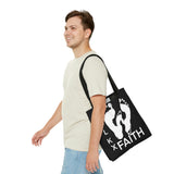 Walk X Faith Black Tote Bag