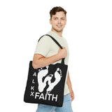 Walk X Faith Black Tote Bag